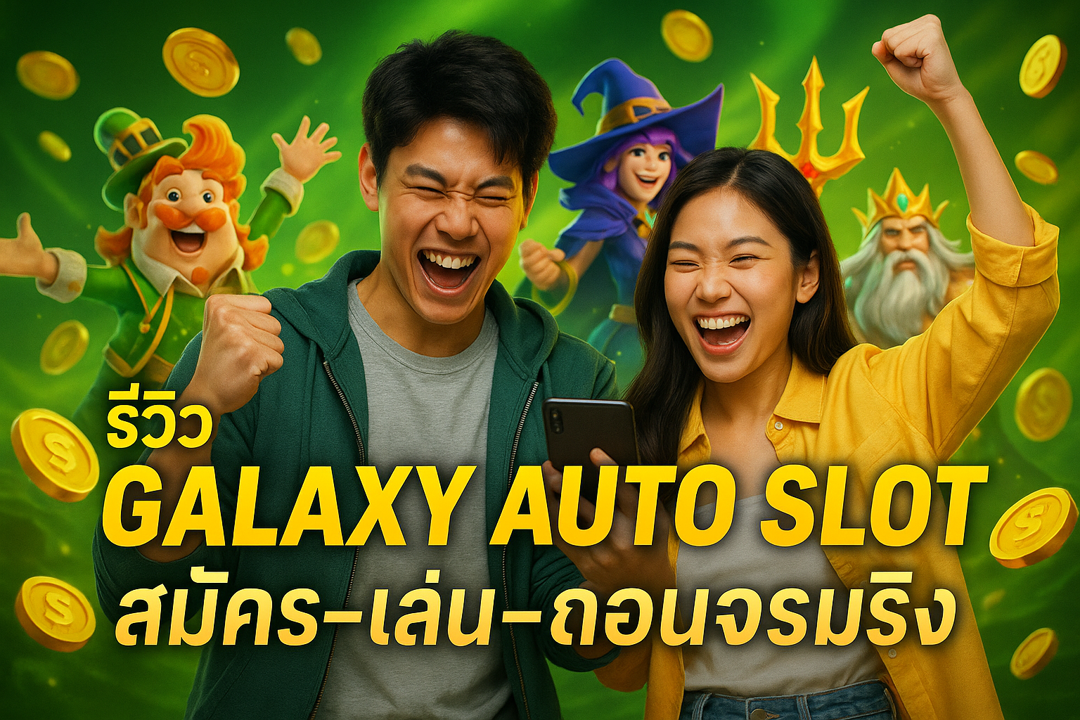 รีวิว GALAXY AUTO SLOT สมัคร-เล่น-ถอนจริง