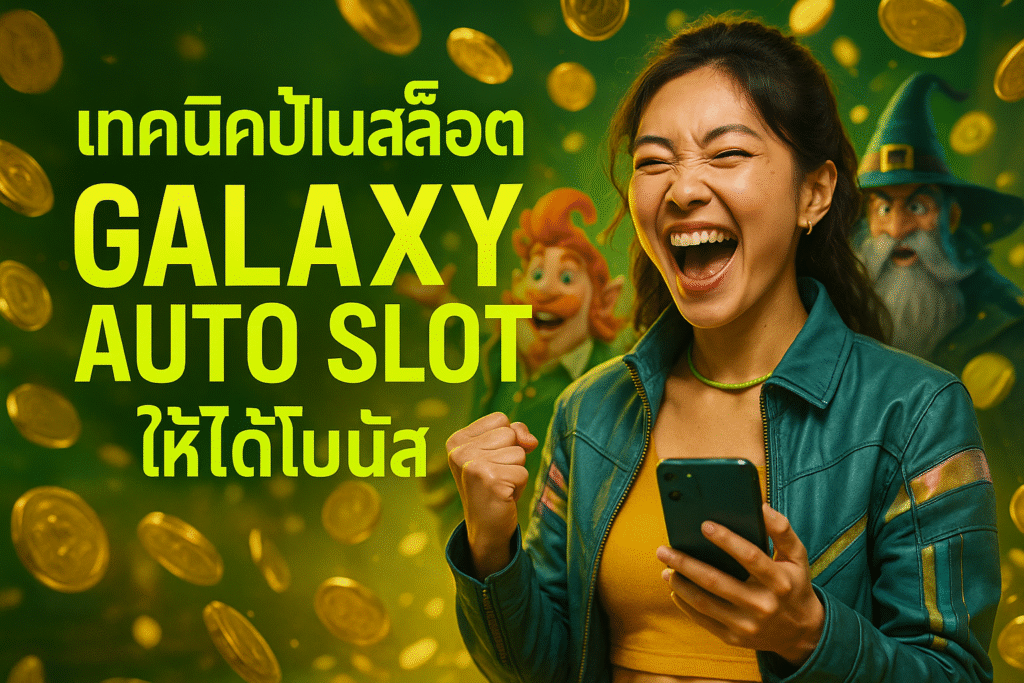 เทคนิคปั่นสล็อต GALAXY AUTO SLOT ให้ได้โบนัส