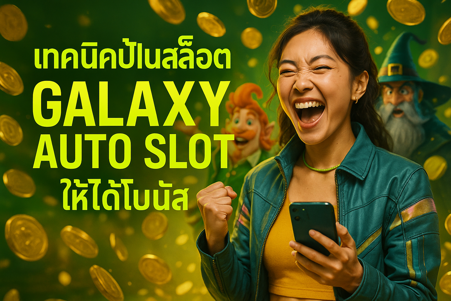 เทคนิคปั่นสล็อต GALAXY AUTO SLOT ให้ได้โบนัส